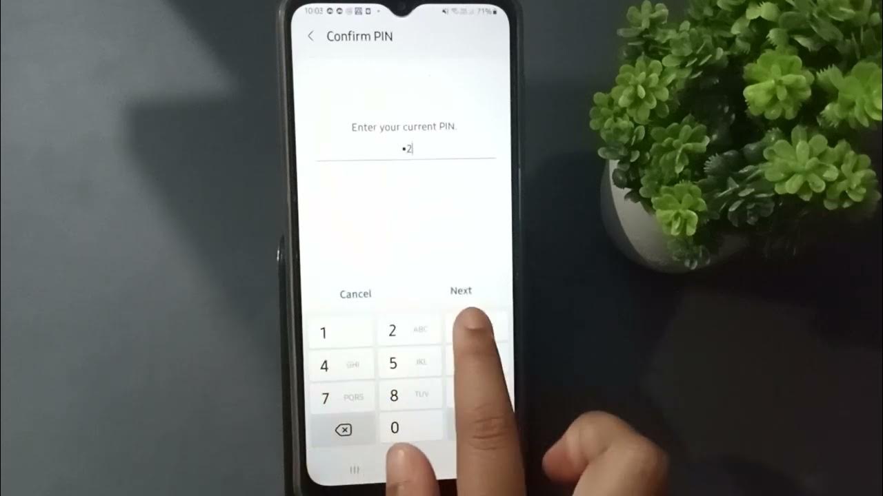 how to remove pin lock samsung galaxy m33 5g YouTube