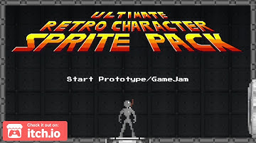 Ultimate Retro Character Sprite Pack - Unity Asset (100+ Iconic Animations)