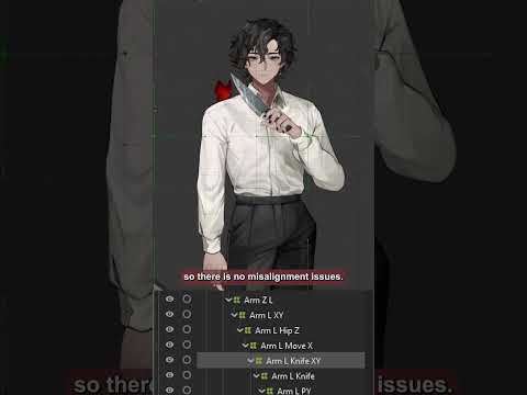 Arm Toggle 🥀 Live2d Vtuber Breakdown  @KyrioCiferのサムネイル