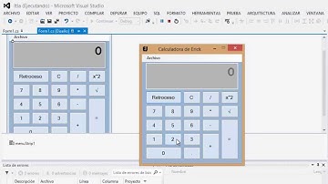 Haciendo Una Calculadora en Visual Studio 2012