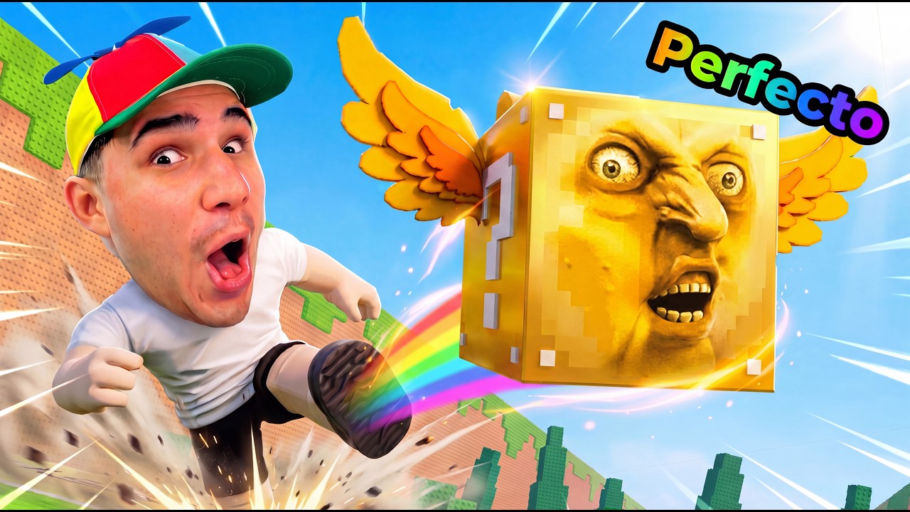 PATEO UN LUCKY BLOCK Y SE ENOJA CONMIGO 😡 | EL NACHETO