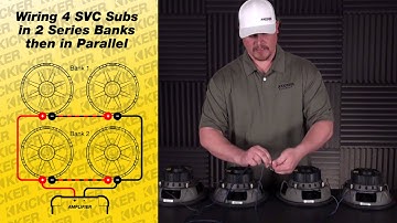 Subwoofer Wiring: Four 4 ohm SVC Subs in Series / Parallel