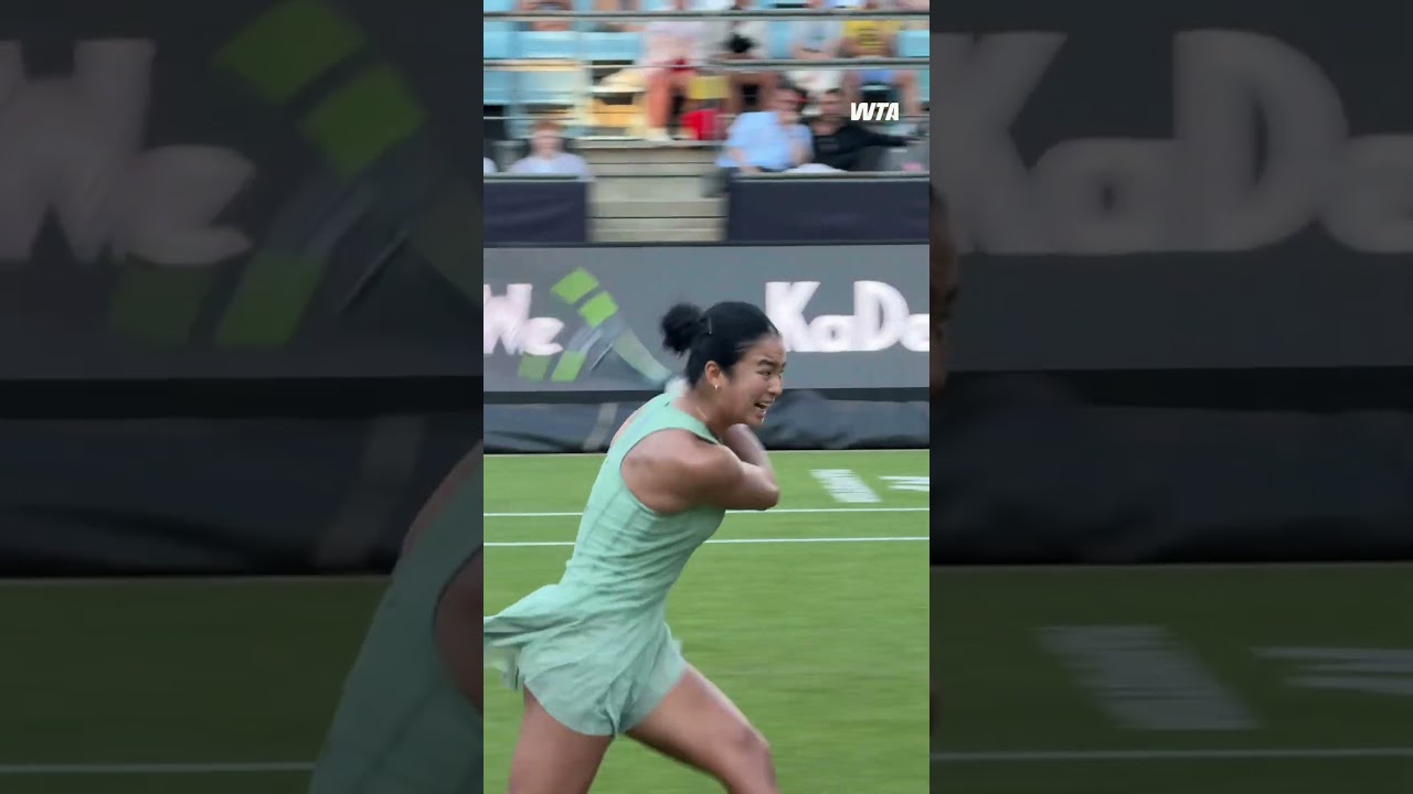 Alex Eala moves past Svitolina for a spot in her first ever semifinal in Berlin! #wta #tennis