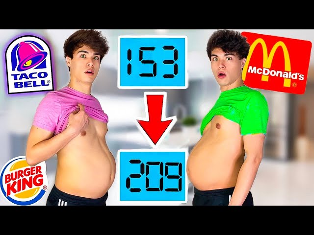 Twin vs Twin WHO CAN GAIN THE MOST WEIGHT IN 24 HOURS?!
