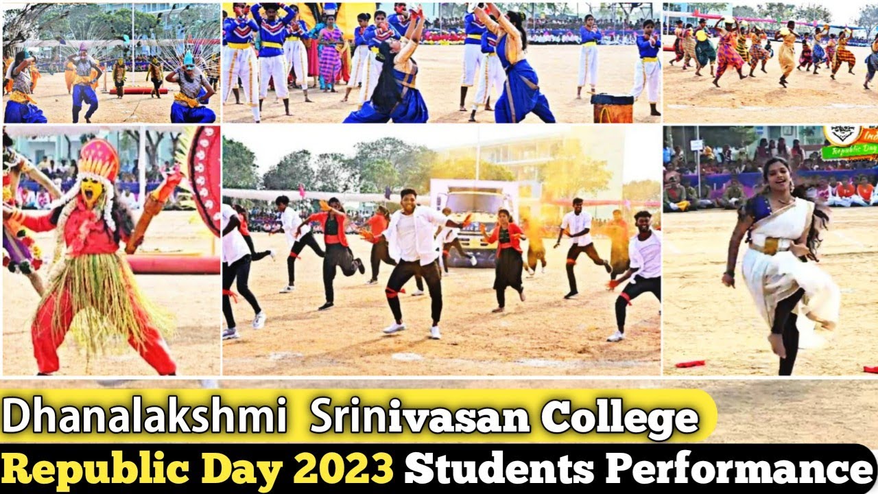 Dhanalakshmi Srinivasan College Republic Day 2023 | Students Performance