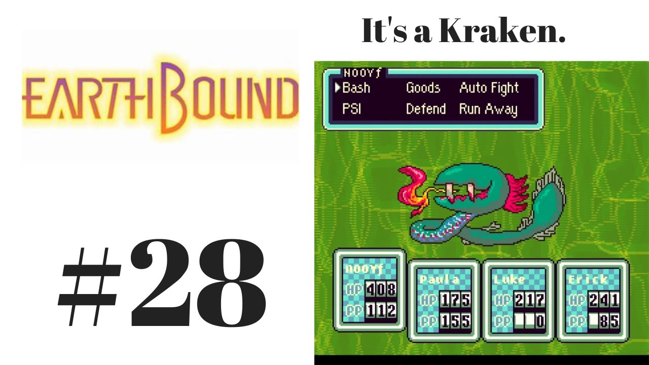 Earthbound Part 28 Kraken YouTube