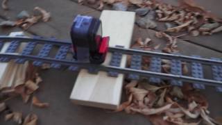 Leaf Blower Powered Lego Roller Coaster