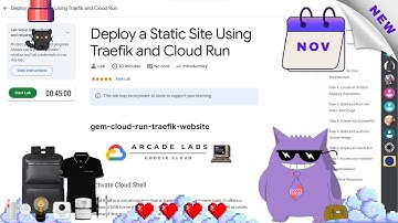 Deploy a Static Site Using Traefik and Cloud Run #2025 | #|#qwiklab |#Solution