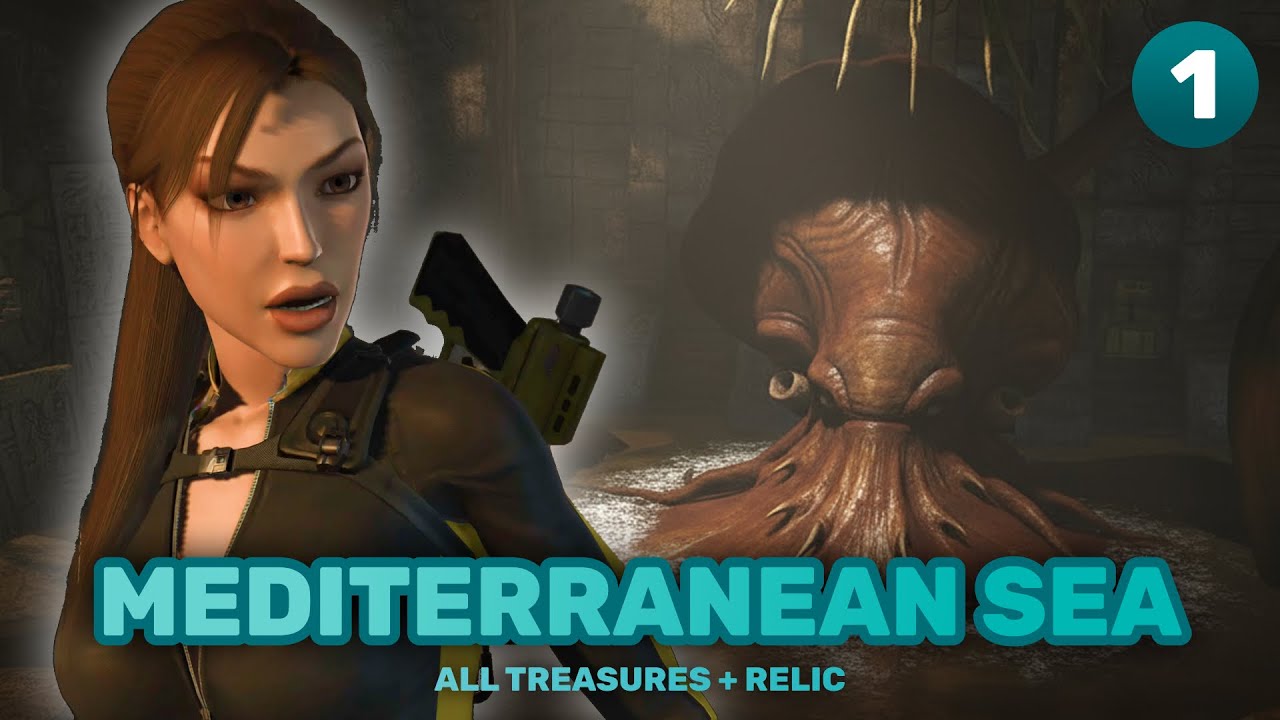 Tomb Raider Underworld Walkthrough - LvL 1 - Mediterranean Sea | 100% Collectibles Guide