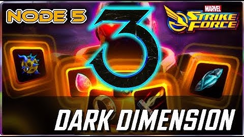 Dark Dimension 3 | Node 5 | Complete Walk Through | Marvel Strike Force | MSF | DD3