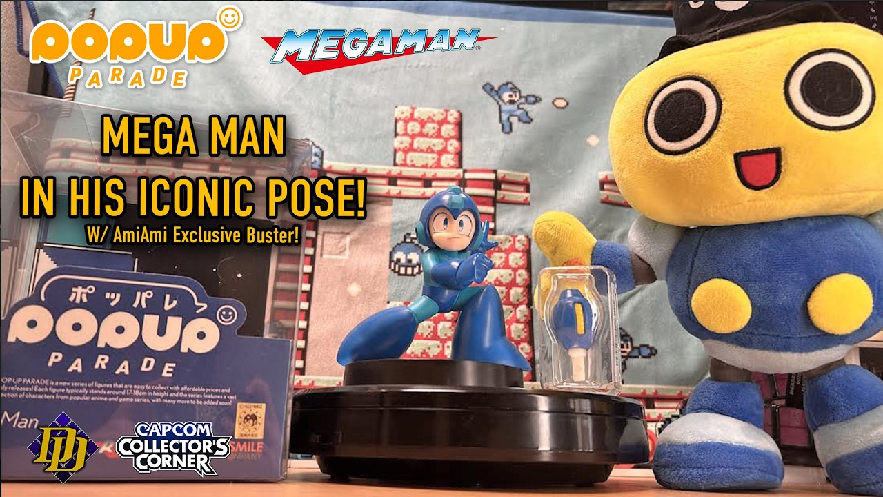 Mega Man Good Smile Pop Up Parade Figure! w/ Exclusive Mega Buster