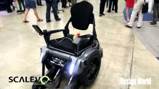 Scalevo, the stairclimbing wheelchair