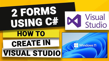 How to create 2 Forms in Visual Studio Using C# | #matribiana