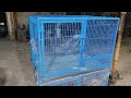 cage heavy duty with angle door 3x2x2 2portion #cage #cages #houseofcage #parrot #ringneck #lovebird