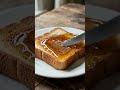Honey Toast | Spreading Honey | Food ASMR | Soothing Sounds