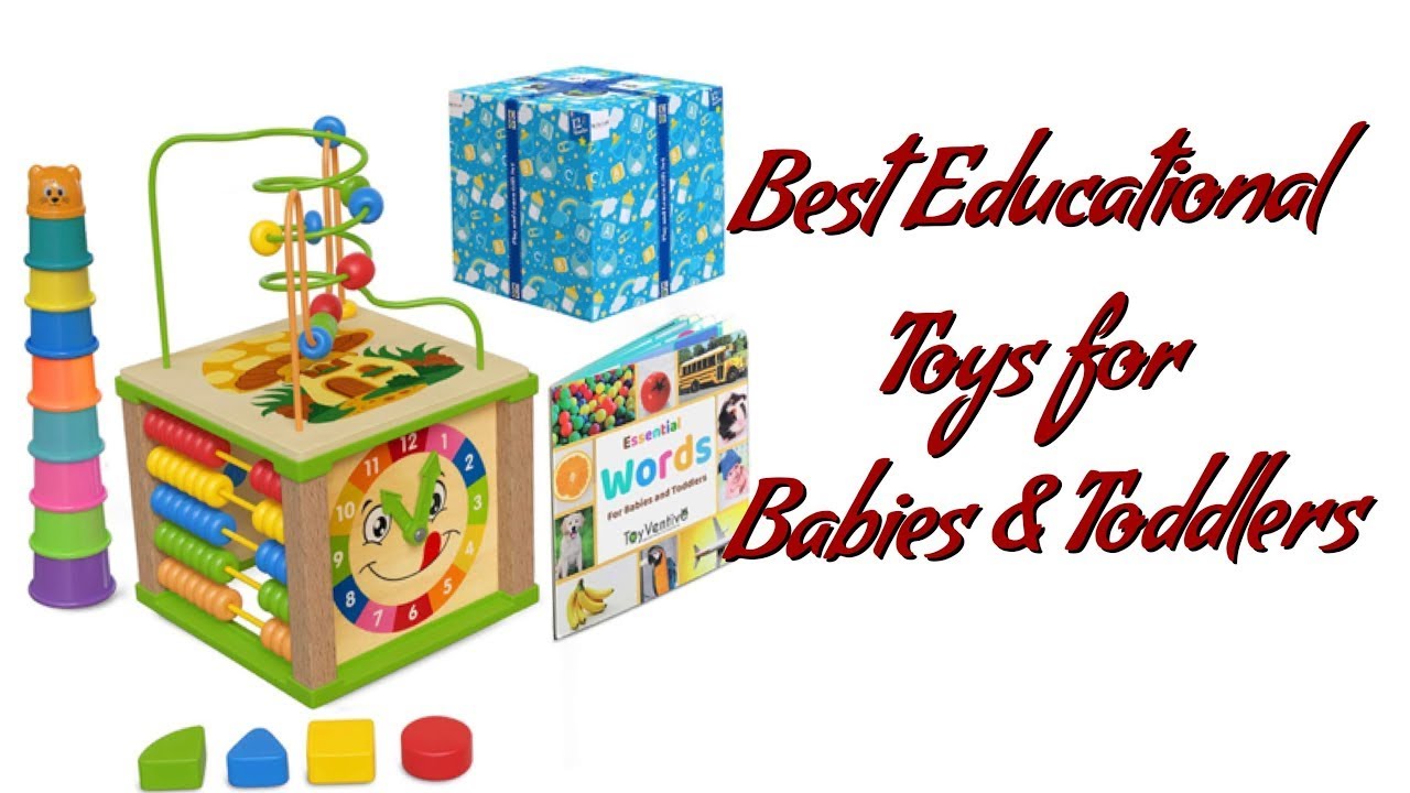 toyventive wooden kids baby activity cube