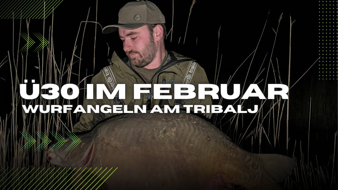 Ü30 kg im Februar Wurfangeln am Tribalj I Boilie I Karpfenangeln