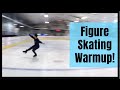 Figure skating exercises and warm up drills for freestyle  ice dance