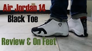 black toe jordan 14