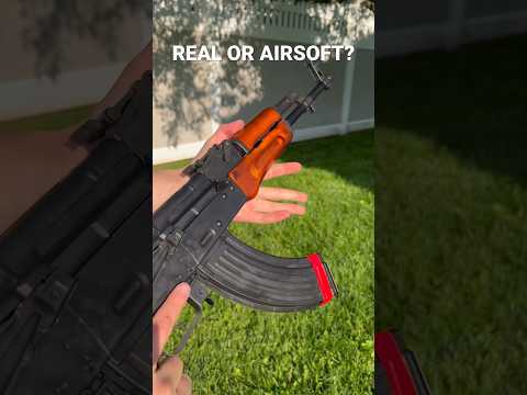 Real or Airsoft? #akm #ak47 #gun