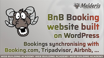 B&B Booking website on WordPress working with Booking.com, Tripadvisor, Airbnb, Expedia, Homeaway