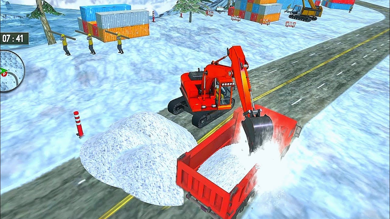 Snow Offroad Construction Game Construction JCB Game 3D Android