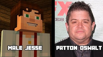 Characters and Voice Actors  - Minecraft Story Mode