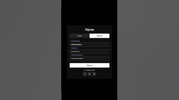 Modern Login & Sign-up Form with HTML&CSS and Js #loginform #signupform #webdevelopment