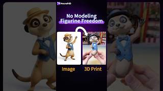 From Image to 3D Model in Minutes | Meerkat Figurine Made with Neural4D