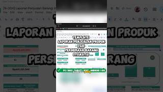 Template Laporan Penjualan Produk dan Persediaan Barang Berbasis Spreadsheet