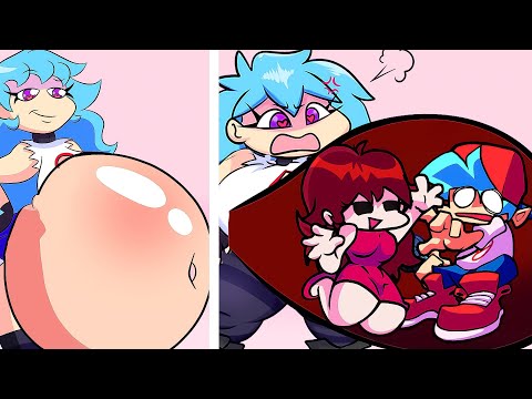 WAIT SKYBLUE!! BOYFRIEND & GIRLFRIEND ARE NOT FOOD!!! ☠️💔 (FNF MOD) (BAD ENDING)