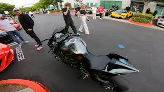 Ninja H2R at a Supercar Rally