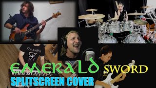 emerald sword rhapsody of fire full band splitscreen cover