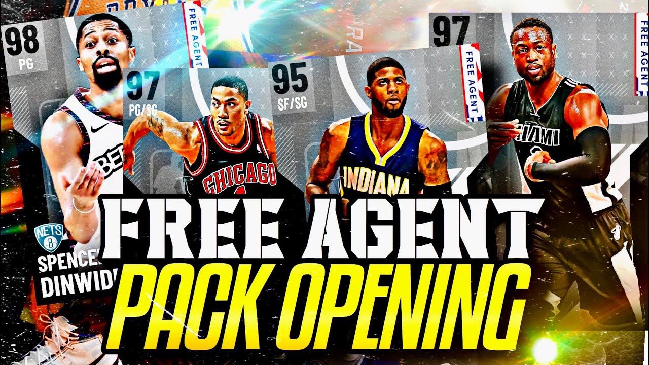 10 Free Agent Cards Pack Opening!!! We Pulled Some Heat! Nba 2K21 Myteam