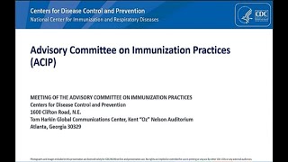 February 28, 2021 ACIP Meeting - Welcome & Coronavirus Disease 2019 (COVID-19) Vaccines