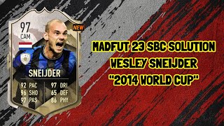 Madfut 23 Wesley Sneijder 97 Sbc 2014 World Cup Madfut 23 Sbc Solution