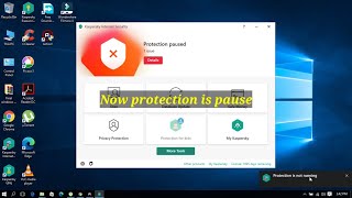 Kaspersky protection off | Kaspersky Anti-virus screenshot 3