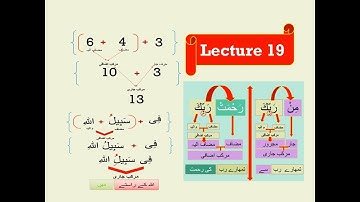 Lecture 19... Quranic arabic grammar course... مضاف کے مجرور ہونے کی وجوہات