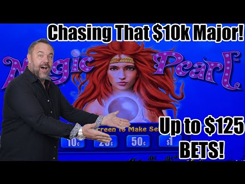 Magic Pearl - Lightning Link - Up to $125 bets - Chasing that $10k MAJOR!