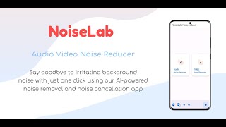 NoiseLab - Denoise your audio video with an AI-based noise reduction, removal and reducer. screenshot 4