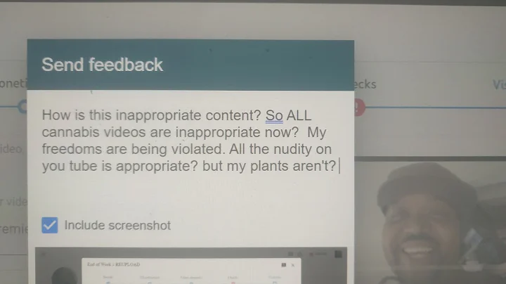 YOU TUBE says cannabis videos are inappropriate