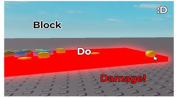 How To Make Block Do Damage? | Roblox Studio