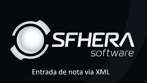Entrada de nota de compra via XML - SFHERA ERP