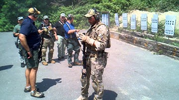 Jason Falla demonstrating a proper shot cadence