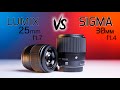 Sigma 30mm f1.4 vs Lumix 25mm f1.7 for Micro Four Thirds GH5  | UNREAL!