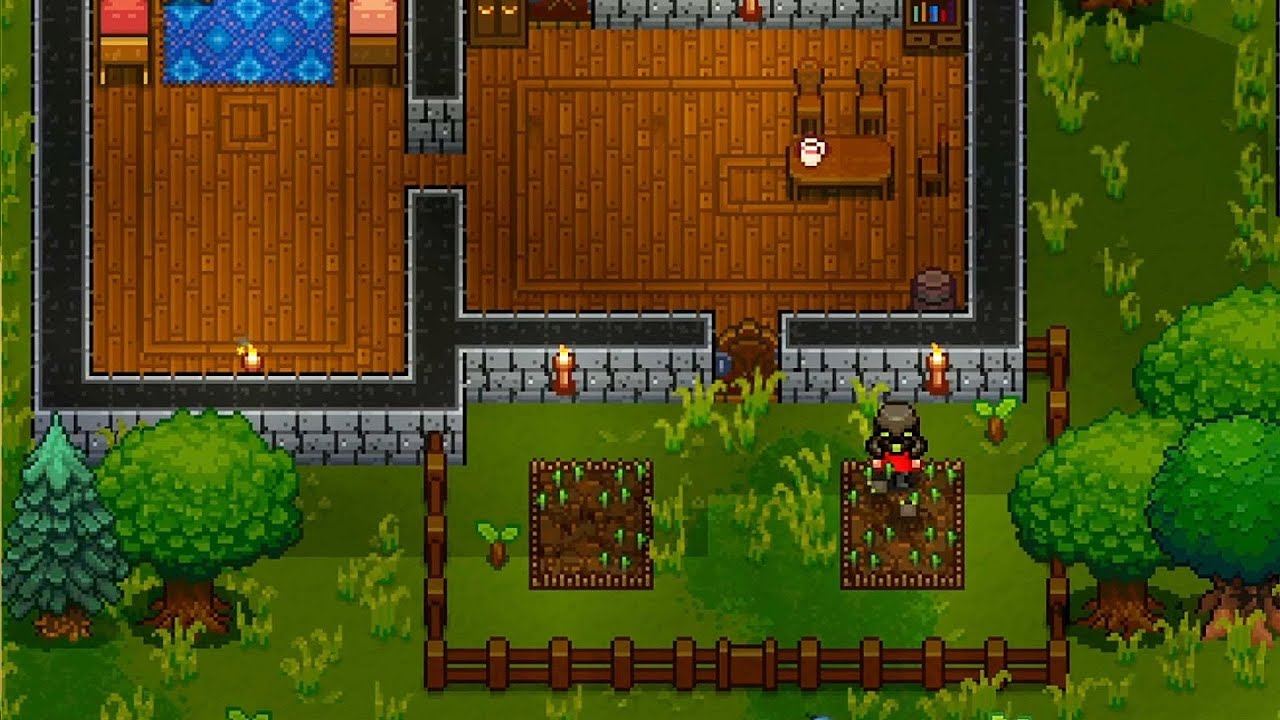 Строительство поселения и первые жители - Necesse #02