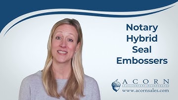 Acorn Sales Notary Hybrid Seal Embosser
