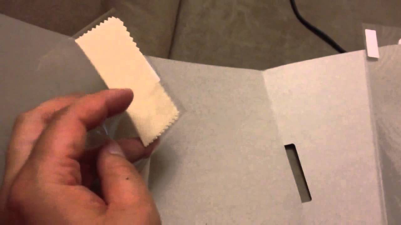 Boring Video 1.50 Daiso Screen Protector for Ipad 2. Unboxing and