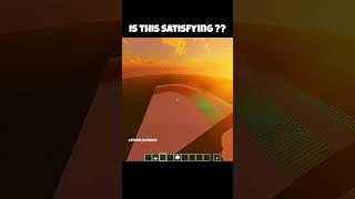 Is this satisfying?? #minecraft #viral #gaming