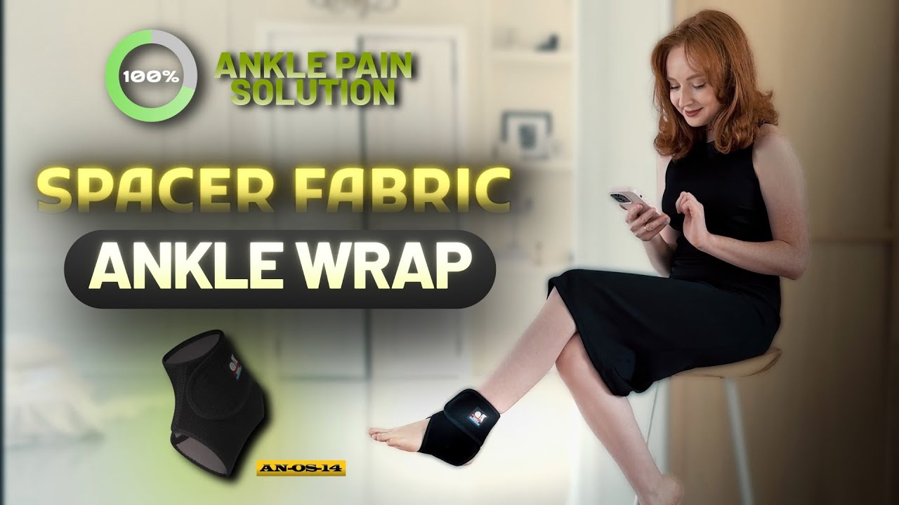 Best Ankle Brace Wrap for Ankle Pain -【New Material】IRUFA Spacer Fabric